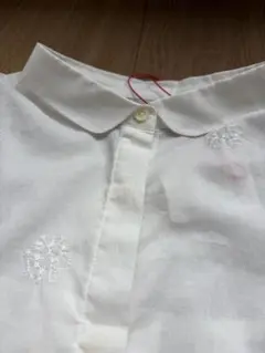 STAMP AND DIARYスタンプアンドダイアリー サークル刺繍ブラウス 