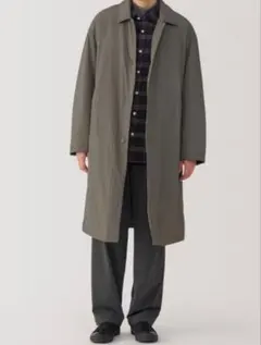 【MUJI】洗える中綿　ステンカラーコート