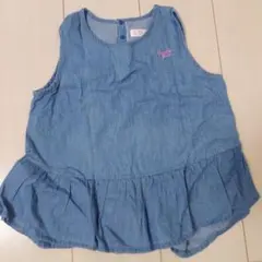 mezzo piano デニムチュニック 130cm