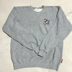 美品【ミキハウス】トレーナー　M グレー　スウェット