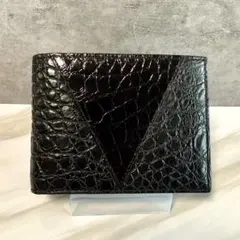 クロコダイル財布 124 メンズ 二つ折り財布 新品