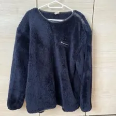 Champion フリース ネイビー トップス
