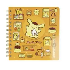 ハンズ ポムポムプリン 窓付き スクエアリングノート
