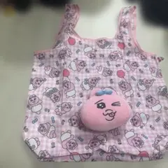 しまむら　おぱんちゅうさぎ　ポーチ付きエコバッグのサムネイル