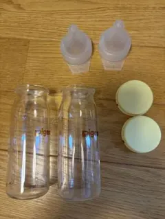 ガラス哺乳瓶　２本セット