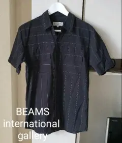 BEAMS internationalgallery半袖シャツブラックsizeM