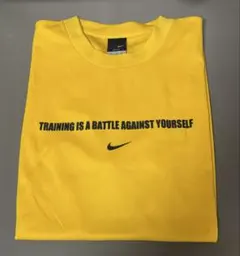 ナイキ　メッシュTシャツ　Mサイズ　イエロー