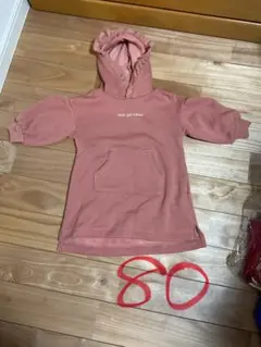 【未使用】SELAPH フード付きピンクトレーナー　裏起毛