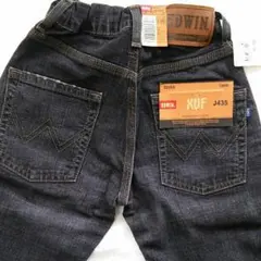 ☆新品☆エドウィン 130 デニム ジーンズ /ブラックジーンズ