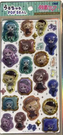 【新品・正規品】初音ミク　うるちゅるポップシール　クラシカルレトロ
