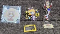 ボカロ　初音ミク　鏡音リンアクスタ&缶バッジ