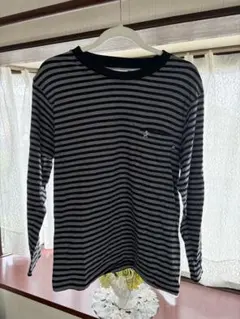 CLOSSHI ストライプ 長袖Tシャツ Mサイズのサムネイル