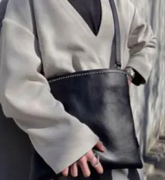 YONFA トートバッグ 2way ロゴ ブラック スタッズ