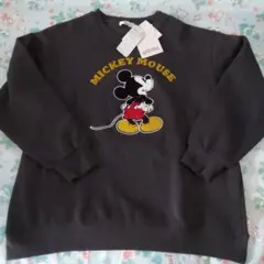 しまむら ディズニー 裏起毛プルオーバー ミッキー