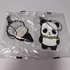 呪術廻戦　ラバーストラップ　五条　パンダ　2個まとめ売り