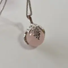 ローズクォーツ ペンダント ネックレス