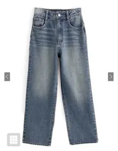 GRL ストレートデニムパンツ cu468 ブルー サイズS