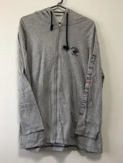 ビバリーヒルズポロクラブ　パーカー　杢グレー　ウォーキング　ジョギング