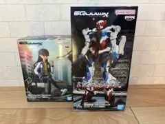 限械突破シリーズフィギュア　4種セット 機動戦士Gundam GQuuuuuuX』超ビッグサイズの「限械突破