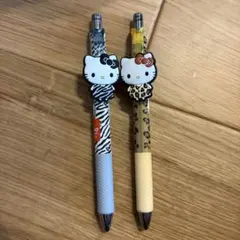 ハローキティ 豹柄 レオパード ゼブラ柄 新品 シャープペン サンリオのサムネイル