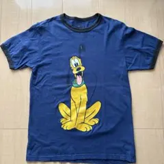 Disney ディズニー プルート リンガーTシャツ 海外古着 ネイビー 半袖のサムネイル