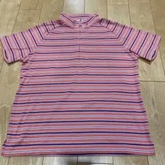 マックレガー　ハーフジップ ボーダー 半袖シャツⓂ️のサムネイル