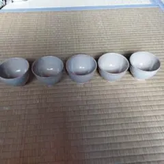 （萩焼き）陶器製 湯飲み 5個セット