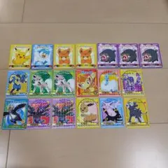 丸美屋　ポケモンカレーシール　19枚のサムネイル