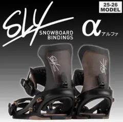 SLY α 25-26モデル ビンディング ブラック 新品・未使用サイズM