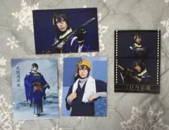 【美品】刀ミュ 三日月宗近 陸奥一蓮ブロマイド+ ランダムフィルムセット