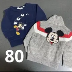 babyGAP ベビーギャップ ミッキー トレーナー カーディガン 80サイズ