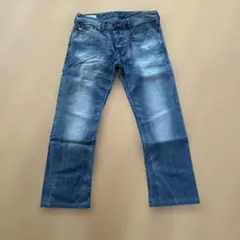 お*と様 Diesel デニムストレートパンツ ライトブルー