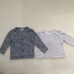 まとめ売り　長袖　トップス　カーディガン　サイズ80 ユニクロ　ブリーズ