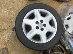 ①デミオ純正15インチ 6J PCD100 165/55R15 1本 軽四流用 - メルカリ
