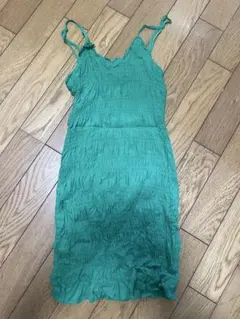 H&M キャミワンピース グリーン XSサイズのサムネイル