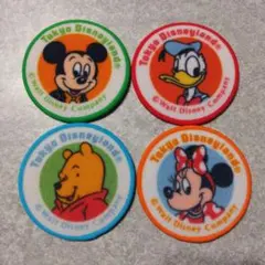 東京ディズニーランド コースター 4枚セット