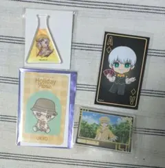 Dr.STONE 西園寺羽京 アクリルスタンド ぷちくじ A賞 缶バッジB賞