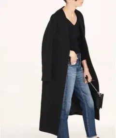 TODAYFUL Melton Long Coat blackのサムネイル