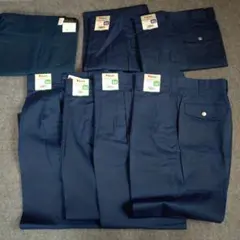 ネイビー ワークパンツ サイズ85-88 セット