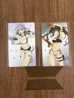 デート・ア・ライブ　ウォーターサバゲー コレクションカード　2点セット 狂三　澪