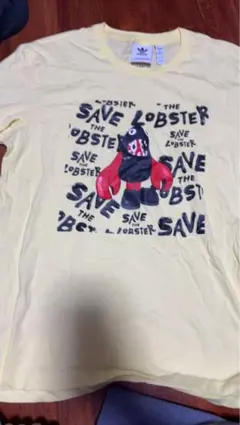 SAVE LOBSTER Tシャツ イエロー