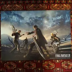 額付き FF15 ルナフレーナ コンセプトアート ポスター スクエニカフェ