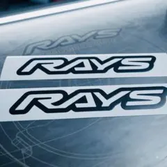 RAYS カッティングステッカー 2枚セット　レイズ
