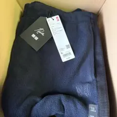 UNIQLO Needles フリースワイドパンツ 丈長めXL ブラック