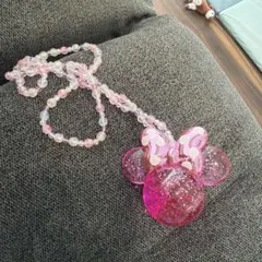 ディズニー　ミニー　光るおもちゃ　ネックレス