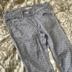 earth music&ecology X LIBERTY 花柄デニムパンツ M