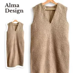✦限定セール✦美品✨ Alma Design リングウール ジャンスカ ベージュ