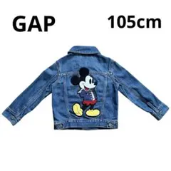 GAP ミッキーマウス刺繍デニムジャケット