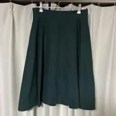 Ray Cassin グリーン　フレアスカート　M
