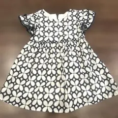 【美品】Tartine et Chocolat 花柄ワンピース 90cm